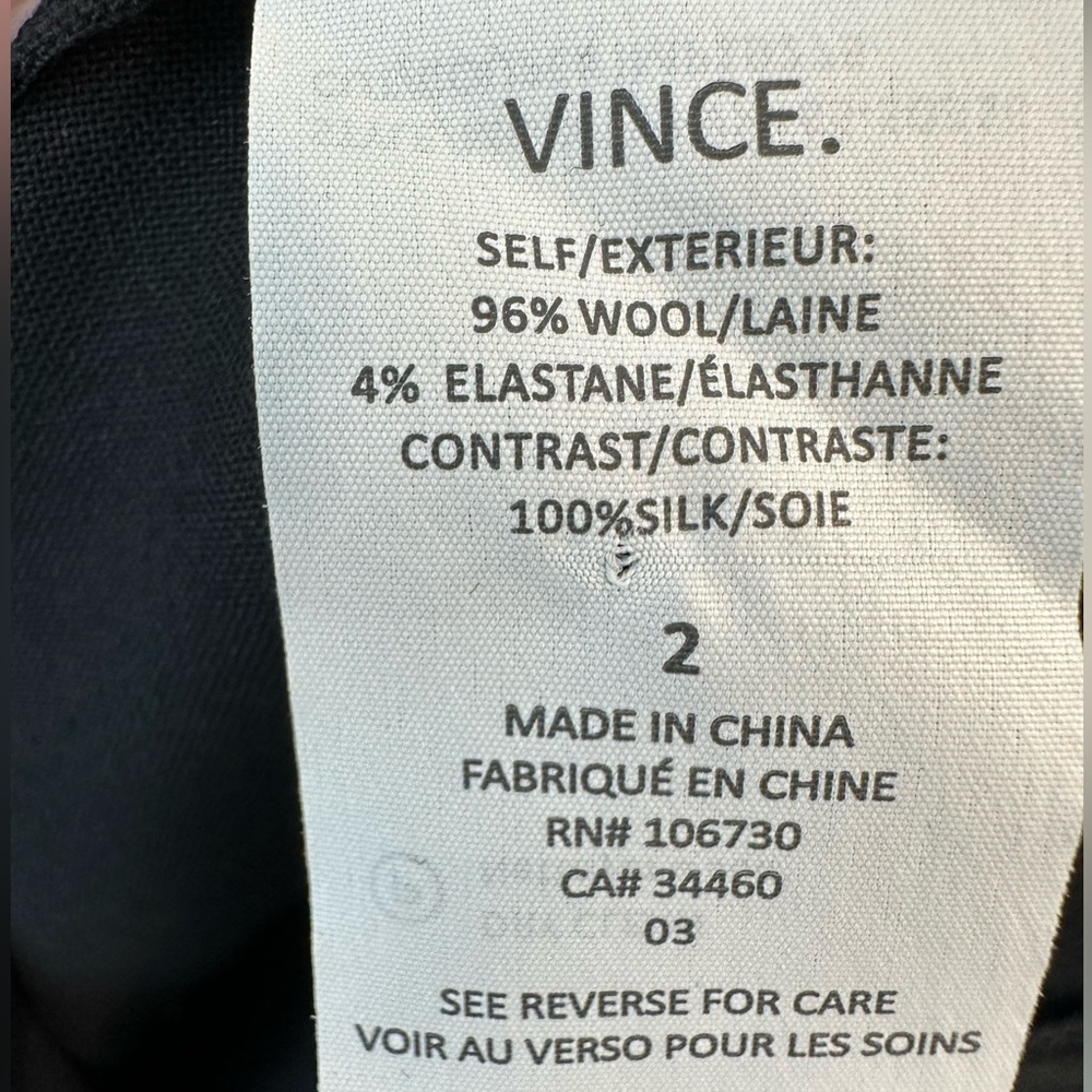 Vince // Sleeveless Sheath Black Dress - Picture 4 of 4